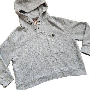 Relwen Hoodie 2XL French Twill Windsurf Surfer Beach Casual Rugged Blue